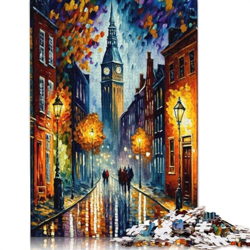 Amsterdam in Farbe, 520 Puzzleteile für Erwachsene, Puzzle-Sets für die Familie, Lernspiel, Puzzles 520 Stück (52 x 38 cm) von SOQWBYG