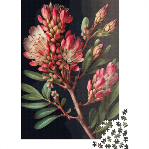 Blumenblüten-Puzzle 1500 Teile, Puzzle für Erwachsene, Lernspiele, Spielzeug, DIY, kreatives Holzpuzzle, Geschenke, 1500 Teile (85 x 57 cm) von SOQWBYG