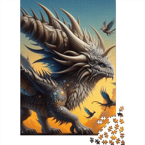 Celestial Drake Puzzle, Lernspiele, Familienaktivitäten, Premium-Karton-Puzzle für Frauen und Männer, Ostergeschenk, 38 x 26 cm/1000 Teile von SOQWBYG