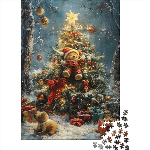 Christmas_Art_Ideas Puzzle für Erwachsene, 520-teiliges Puzzle für Erwachsene, Puzzle aus Holz, kreativ für Erwachsene, anspruchsvolles Spiel, 520 Teile (52 x 38 cm) von SOQWBYG