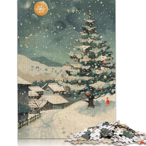 Christmas05 520 Puzzleteile für Erwachsene, Puzzle-Sets für Familien, Lernspiel, Puzzles, 520 Stück (52 x 38 cm) von SOQWBYG