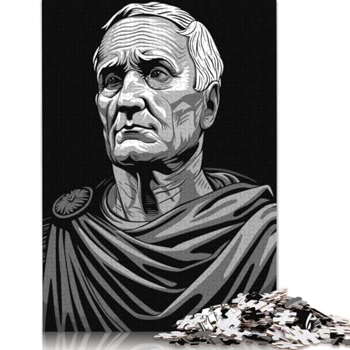 Cicero, römischer Kaiser, Puzzle, 1000 Teile, Holzpuzzle, Spielzeug, Familienspiel, Schwierigkeitsgrad, Herausforderung, Puzzles 1000 Teile (75 x 50 cm) von SOQWBYG