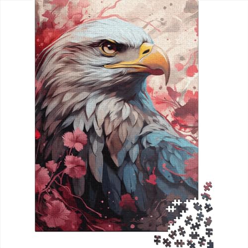 Eagle Art. Puzzle, Familienspaß, Premium-Karton-Puzzle für Frauen und Männer, einzigartiges Geschenk, 38 x 26 cm, 1000 Teile von SOQWBYG