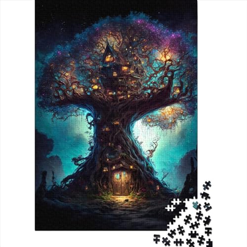 Fantasy96 Puzzle, herausforderndes und kniffliges rechteckiges Papierpuzzle für Erwachsene und Kinder, Ostergeschenk, 70 x 50 cm, 1000 Teile von SOQWBYG