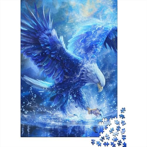 Gletscheradler-Puzzle, herausforderndes und kniffliges Puzzle aus hochwertigem Karton für Erwachsene und Teenager, Ostergeschenk, 38 x 26 cm, 1000 Teile von SOQWBYG