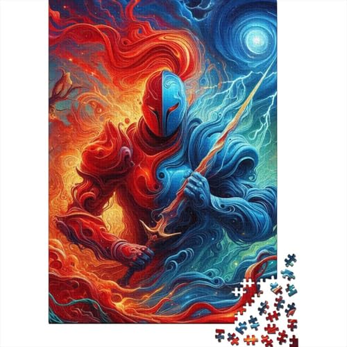 Nebular Knight Puzzle, 100% recycelter Karton, Premium-Karton, Puzzle für Erwachsene und Kinder, 38 x 26 cm, 1000 Teile von SOQWBYG