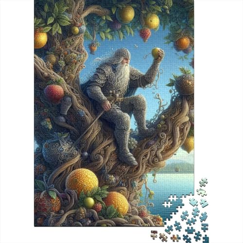 Orchard's Bounty Puzzle Relax Challenge Spielzeug Papier Rechteckiges Puzzle für Jungen oder Mädchen, Vatertagsgeschenke, 38 x 26 cm/1000 Teile von SOQWBYG