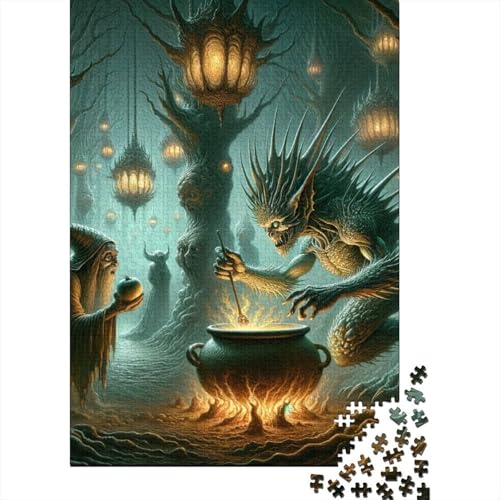 Puzzle „Refining Medicine“ – Lustiges Puzzle aus hochwertigem Karton für Jungen und Mädchen, 38 x 26 cm, 1000 Teile von SOQWBYG