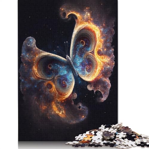 Puzzle für Erwachsene, 1000 Teile, Puzzle, Geistertier, Schmetterling, Lernspielzeug, Puzzle, Heimwanddekoration, 1000 Teile (75 x 50 cm) von SOQWBYG