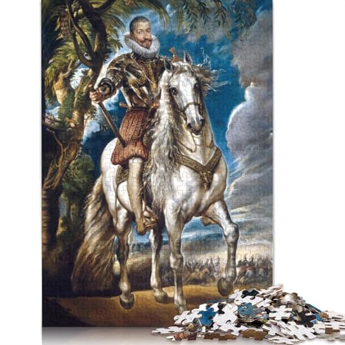 Puzzle für Erwachsene, 520 Teile, Francisco Gomez Portrait, Holz, kreative Kunst, Puzzle, Geschenke, Puzzles für Erwachsene, 520 Teile (52 x 38 cm) von SOQWBYG