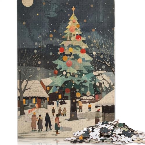 Puzzle für Erwachsene, Weihnachten08, 520 Teile, Puzzlespiele, Lernspielzeug, Puzzles für ab 18 Jahren und Erwachsene, 520 Teile (52 x 38 cm) von SOQWBYG