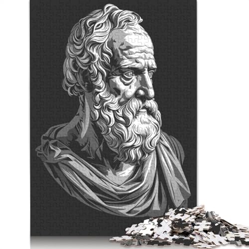 Puzzle für Erwachsene „Archimedes“, Puzzle für Erwachsene, Puzzle-Spielzeug, Familienspiele, Puzzle, dekoratives Zuhause, 1000 Teile (75 x 50 cm) von SOQWBYG