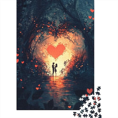 Puzzle für Erwachsene My_Love Puzzle 520 Teile Kreatives Puzzle Geistiges Spielzeug Zusammenbauspiele 520 Teile (52x38cm) von SOQWBYG