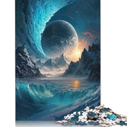 Puzzle für Erwachsene mit 520 Teilen, Arktisches Universum, Puzzle, schwieriges Puzzle, Lernspiele, Heimdekoration, 520 Teile (52 x 38 cm) von SOQWBYG