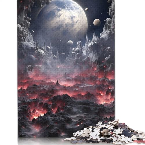 Robotic Universe Holzpuzzle für Erwachsene, 1000 Teile, Puzzle für Puzzle, Puzzle für 18+ und Erwachsene, 1000 Teile (75 x 50 cm) von SOQWBYG