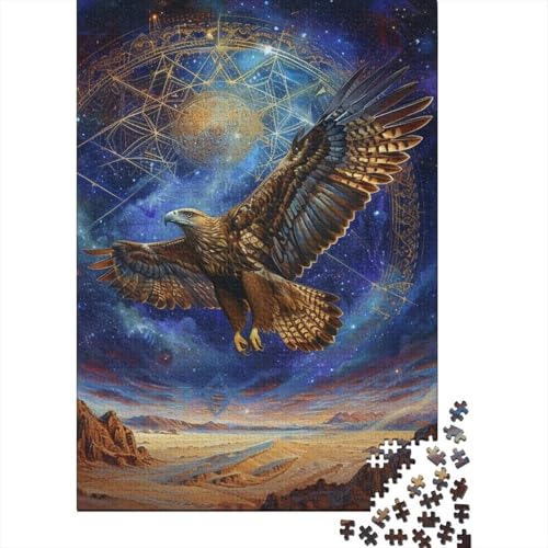 Starry Eagle Puzzle Spielzeug Lernspiel Premium Karton Puzzle für Erwachsene Kinder Ostergeschenk 70x50cm/1000 Teile von SOQWBYG