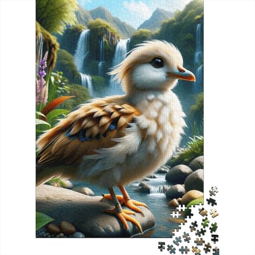 Tier-Vogel-Puzzle, Familienspaß, rechteckiges Papierpuzzle für Jungen oder Mädchen, Geschenke zum Kindertag, 70 x 50 cm/1000 Teile von SOQWBYG