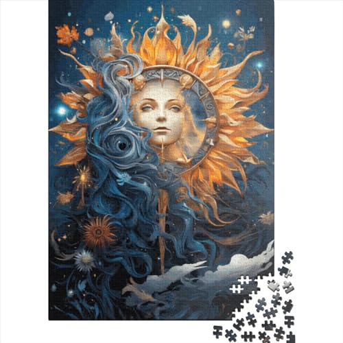 Zeichnen Fantasie Traum Puzzle Entspannen Herausforderung Spielzeug Papier Rechteckiges Puzzle für Erwachsene Kinder Vatertagsgeschenke 70x50cm/1000 Teile von SOQWBYG