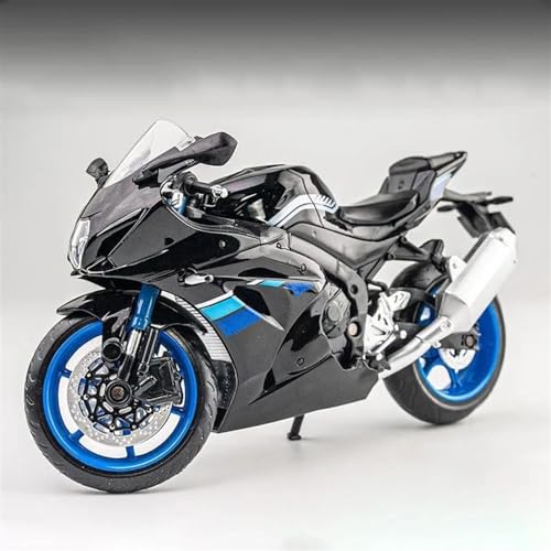 Motorradmodell 1/12 Für Suzuki GSX-R1000 Motorrad Modell Spielzeug Auto Sammlung Spielzeug (Color : Black with Box) von SOUTES