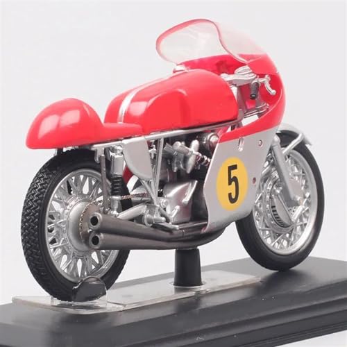 SOUTES Motorradmodell 1/22 Für MV Agusta 500cc 1963 Nr. 5 Motorrad Modell Spielzeugauto Sammlung Spielzeug von SOUTES