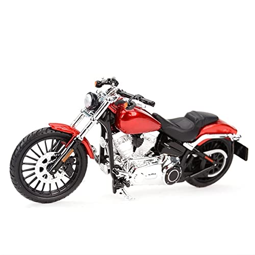 SOUTES Motorradmodell 1:18 2016 Für Ausbruch Die Cast Vehicles Collectible Hobbies Motorrad Model Toys (Color : Metal red) von SOUTES