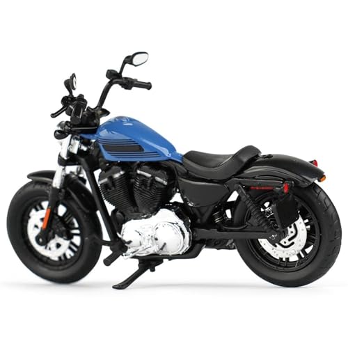 SOUTES Motorradmodell Motorrad Modell Spielzeug Auto Sammlung Spielzeug 1:18 Für Harley Für Davidson 2022 Forty Eight 48 Special (Color : Blu) von SOUTES