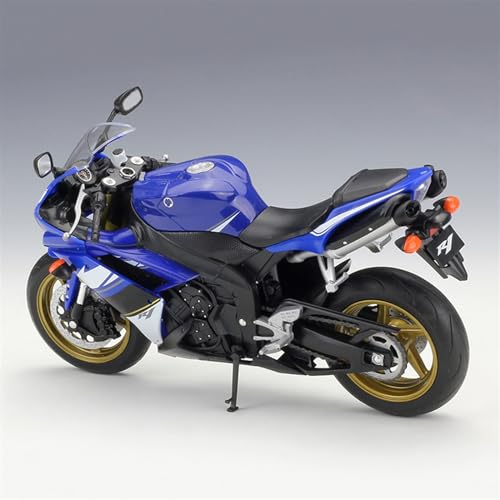 SOUTES Motorradmodell Motorradmodell Simulation Legierung Spielzeugauto 1:10 Für Yamaha YZF R1 (Color : with Retail Box) von SOUTES