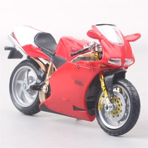 SOUTES Motorradmodell Motorradmodell Simulation Legierung Spielzeugauto 1:18 Für Ducati 998R von SOUTES