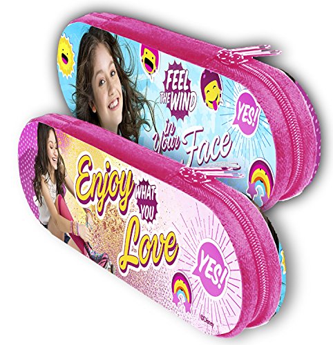 Soy Luna - Metalletui mit Reißverschluss, 20 x 6 cm (Kids WD18034) von SOY LUNA