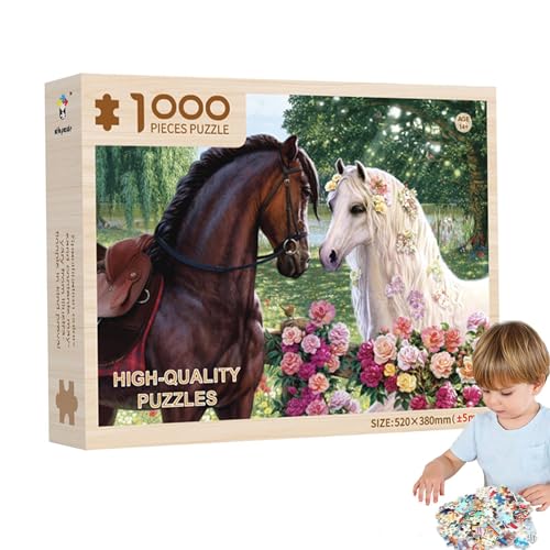 1000-teiliges Puzzle für Erwachsene | Warme Szene der Weihnachtshochzeit Groß - Süße Heimdekoration, Kinderspielzeug, Puzzle, Bausätze, Lernspielzeug und Soydan von SOYDAN