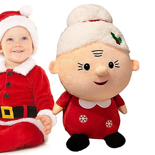 SOYDAN La Claus Doll - 9,8 Zoll Weiches Weihnachtsmann-Plüschtier, traditionelle Weihnachtspuppe für Geschenke für den Weihnachtsurlaub, Plüschpuppe des Weihnachtsmanns von SOYDAN