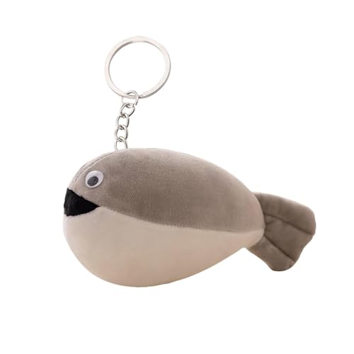 SOYDAN Plüschpuppe Sacabambaspis - Plüsch Schlüsselanhänger mit Plüschfisch | Puffer Plüschpuppe Weiche und kuschelige Puppe Schlüsselanhänger Zubehör für Taschen, Rucksäcke von SOYDAN