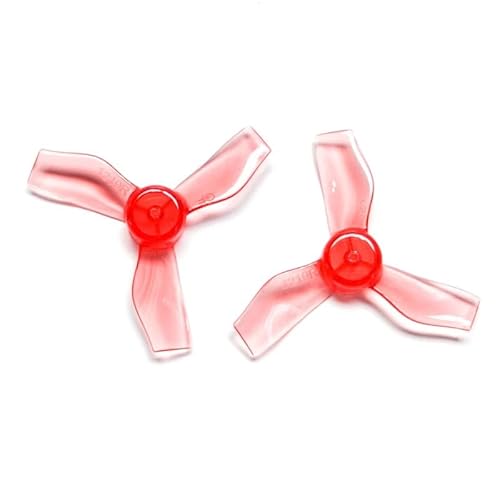 8 Paar, 16 Stück GF 1219 1,2 x 1,9 x 3 31 mm 3-Blatt-FPV Propeller CW CCW 1 mm für RC 0802 bürstenlosen Motor Tinywhoop Mobula6 Teile (8 Paar 1219-3 Rot) von SPARKHOBBY