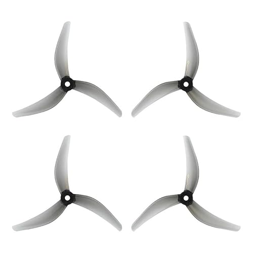 JohnnyFPV PC Freestyle Propeller 12,7 cm 3-Blatt 4,8 x 3,8 x 3 mm für RC FPV Racing Freestyle 12,7 cm Drohnen DIY Teile (2CW 2CCW Grau) von SPARKHOBBY