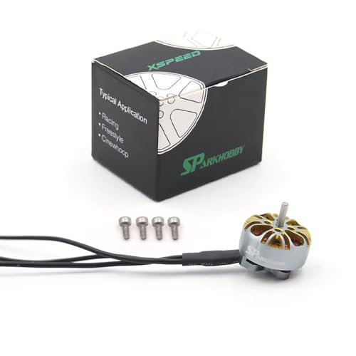 SPARKHOBBY 1103 8500KV 2~3S Lipo Bürstenloser Motor 9N12P 1,5 mm Schaft für Gemfan 65 mm HQprop 65 mm Propeller Tinywhoop Drohnen (1 Stück 1103 8500 KV) von SPARKHOBBY