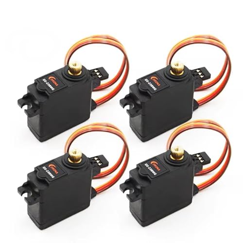 SPARKHOBBY 1PC / 2PCS / 4PCS Corona DS-238MG Metallgetriebe Digital Servo Kugellager 4,0kg / 0,15sec / 22,0g High Torque Servo für RC Drohnen Modelle (4PCS DS-238MG) von SPARKHOBBY