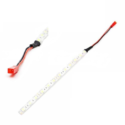 SPARKHOBBY 1PC 20cm 12V LED Strip Light mit JST Stecker Blau/Weiß/Rot/Grün 3S LED Nachtlichter für RC Quadcopter DIY ACCS Teile (4PCS blau) von SPARKHOBBY