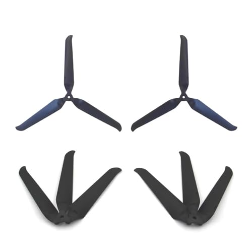 SPARKHOBBY 2 Paar (2CW + 2CCW) Gemfan Fold 3-Blade F7036 F8041 F9046 F1051 Nylon-Propeller für FPV 17,8 cm, 20,3 cm, 22,9 cm, 25,4 cm (2 Paris F1051-3) von SPARKHOBBY