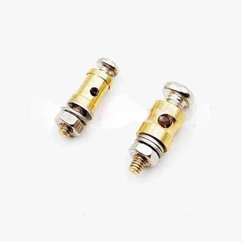 SPARKHOBBY 20 Stück 1,3 mm 2,1 mm Kupfer-Stopper, Servoanschlüsse, verstellbar, einfacher Durchmesser, für RC-Hubschrauber, Flugzeug, ACCS-Teile (20 Stück, 2,1 mm) von SPARKHOBBY