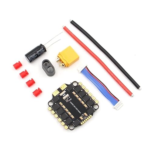 SPARKHOBBY 30A Mini 3~5S / 30/45/60A 2~6S Lipo 4in1 ESC Speed Controller Unterstützung BLHeli-S / DSHOT600 für RC FPV Racing Drones (1PC 45A 4in 1 ESC) von SPARKHOBBY