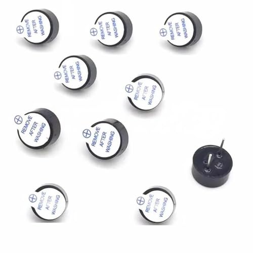 SPARKHOBBY Aktiver Alarm-Summer, 5 V, 12 x 9,5 mm, 5 V, Mini-Piezo-Summer passend für F405 F7 Flugsteuerung, elektronische Summer (5 V, 10 Stück) von SPARKHOBBY