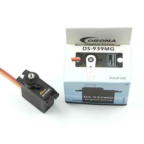 SPARKHOBBY Corona DS939MG Digitales Lenkgetriebe, 2,5 kg/0,14 Sek/12,5 g, Mikro-Metallgetriebe-Servo, Uesd für RC Flugzeug, Modell, Roboter, Zubehör (4 Stück) von SPARKHOBBY