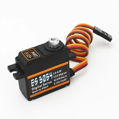 SPARKHOBBY ES3054 Digitaler Servo aus Metall, 20 g, wasserdicht, Servo mit Zahnrädern für EMAX Servo für RC Auto, Hubschrauber, Boot, Flugzeug, Teile, Zubehör (ES3054, 1 Stück) von SPARKHOBBY