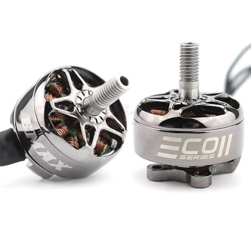 SPARKHOBBY Eco-II-Serie 2207 1700/1900/2400 kV 3–6S für bürstenlosen Emax-Motor, 4 mm Lagerwelle für RC Drone Quacopter FPV Racing (4 Stück 2207 1700 kV) von SPARKHOBBY