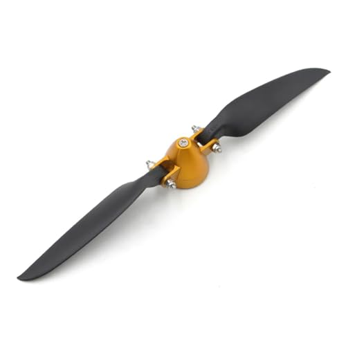 SPARKHOBBY Faltbarer Propeller, 20,3 x 15,2 cm, 25,4 x 20,3 cm, 27,9 x 15,2 cm, faltbarer Propeller, Aluminiumlegierung, Spinner 3,0, 3,17, 4,0 mm, Motor-Montageloch für ferngesteuertes Segelflugzeug von SPARKHOBBY