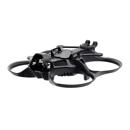 SPARKHOBBY GEP-CT25 Cinebot 25 2,5 Zoll 115 mm Radstand, Kohlefaser-Rahmen-Kit für RC FPV Cinewhoop Quadcopter Drohnen Zubehör (GEP-CT25 Schwarz) von SPARKHOBBY