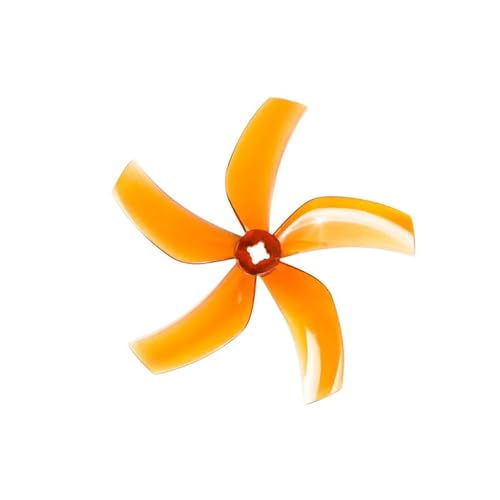 SPARKHOBBY Gemfan D90 90 mm 5-Blatt-Propeller für Mini FPV 8,9 cm Cinewhoop Freestyle Zahnstocher mit Kanal-Racing-Drohnen (2 Paar D90-5 Orange) von SPARKHOBBY