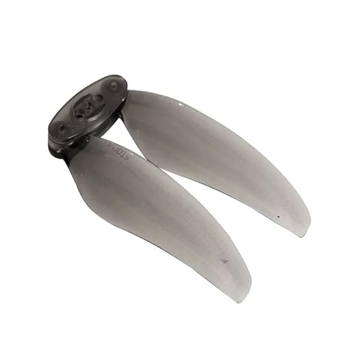 SPARKHOBBY Gemfan Disppy F4019 4x1.9 2-Blades Folding Propeller for RC FPV Freestyle 10.2 cm LR4 Micro Long Range Racing Drones Accessories (2pairs F4019-2 Gray) von SPARKHOBBY