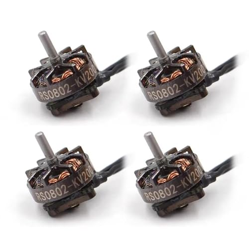 SPARKHOBBY Happymodel RS0802 0802 20000KV Brushless Motor 1S Lipo Ultra-Light Miniatur für FPV Mobula7 HD 1S Tinywhoop Drohnen DIY Teile (4PCS RS0802 20000KV) von SPARKHOBBY