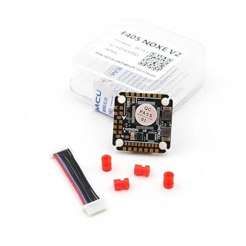 SPARKHOBBY JHEMCU F405 NOXE V2 Flight Controller 3-6S LIPO Baro OSD 16MB BlackBox 5V 10V Dual BEC 20x20mm Loch für RC FPV Freestyle Drohnen (F405 NOXE V2) von SPARKHOBBY